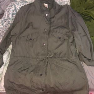 Faded Glory Green Lightweight Jacket XL (16-18)